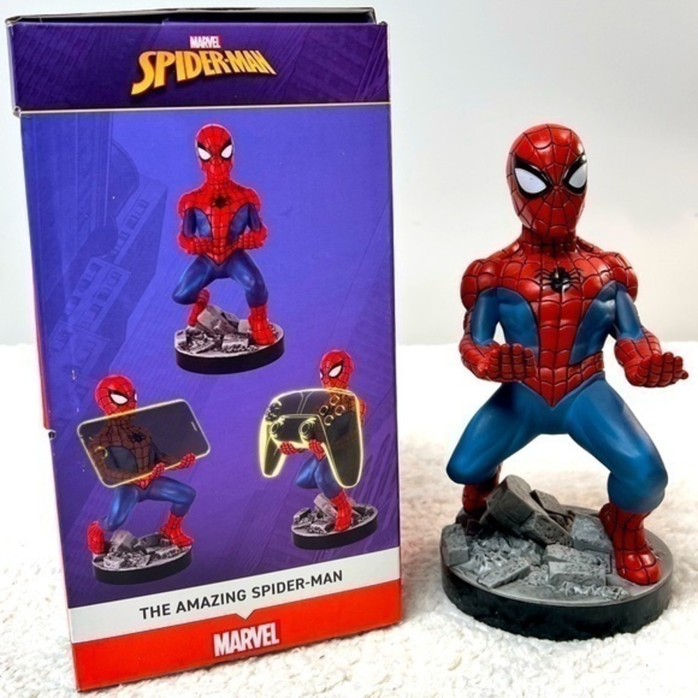 Exgpro Marvel Licensed Spider-Man Cable Guys Controller Holder & Phone Stand